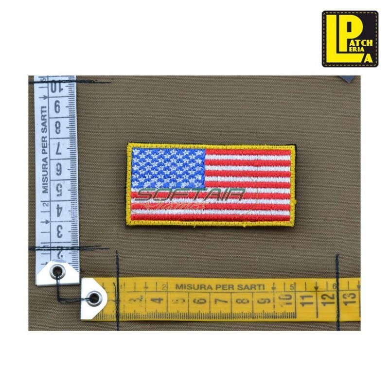 Military morale patch embroidered usa flag color patcheria (lp-prc287) Military morale patch embroidered usa flag color patcheria (lp-prc287)