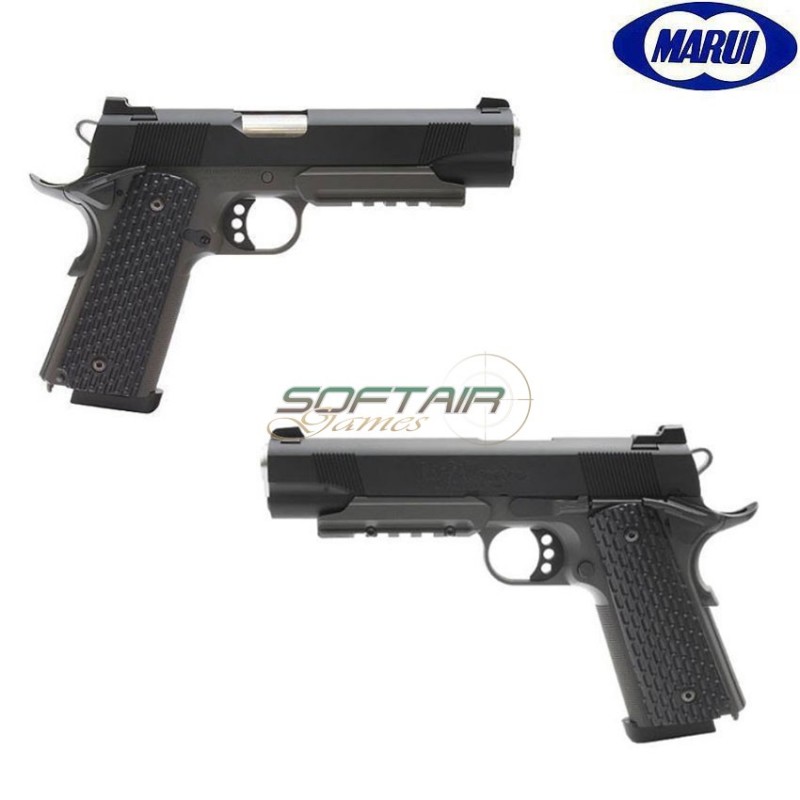 Gas gbb pistol 1911 night warrior black tokyo marui (tm-142436)