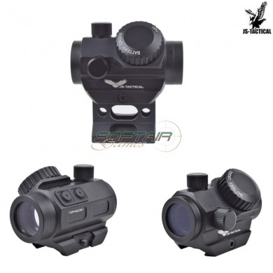 Micro dot sight black con rialzo js tactical (js-m1ks-wm)