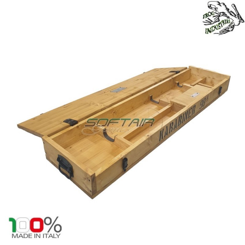 Case real wood wwii style kar98 frog industries® (fi-k98-case)