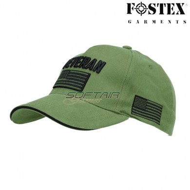 Baseball cap u.s. army veteran olive drab fostex (fx-215116-od)