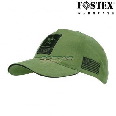 Cappello baseball u.s. army olive drab fostex (fx-215117-od)