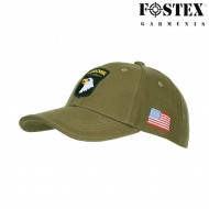 Cappello baseball 101st airborne olive drab fostex (fx-215151-223-od)
