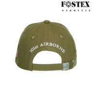 Cappello baseball 101st airborne olive drab fostex (fx-215151-223-od)
