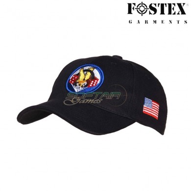 Cappello baseball 506nd pir black fostex (fx-215151-243-bk)
