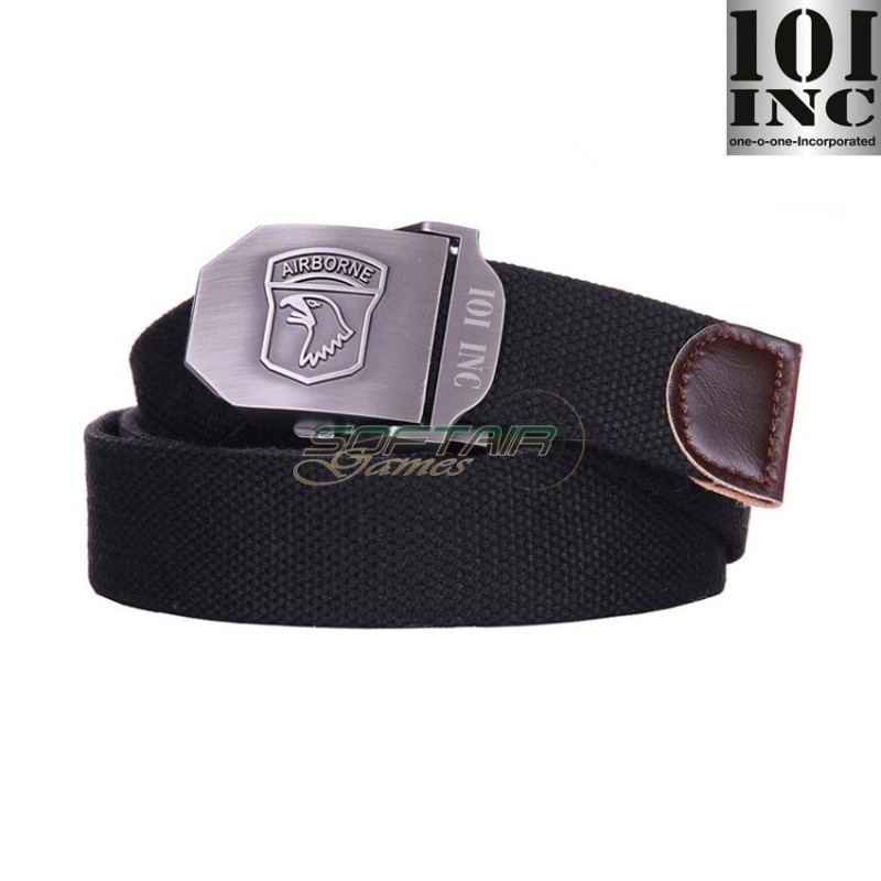 Web belt style 3 airborne black 101 inc (inc-241332-bk)