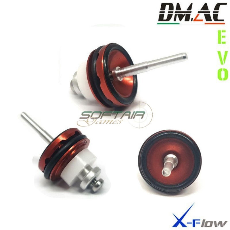 Piston Head Silenced X-flow Evo® Air Brake Aluminum Dm.ac (dmac-tp-sil-ab) Piston Head Silenced X-flow Evo® Air Brake Aluminum Dm.ac (dmac-tp-sil-ab)
