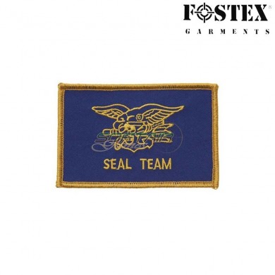 Embroidered patch seal team gold fostex (fx-3019)