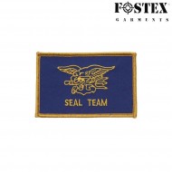 Patch ricamata seal team gold fostex (fx-3019) Patch ricamata seal team gold fostex (fx-3019)