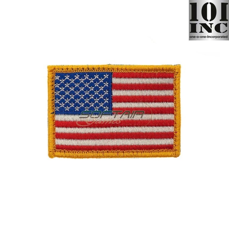 Patch ricamata usa flag color 101 Inc (inc-1043)