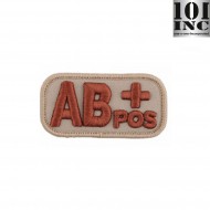 Patch ricamata gruppo sanguigno ab+ desert 101 Inc (inc-8109)