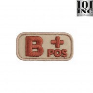 Patch ricamata gruppo sanguigno b+ desert 101 Inc (inc-8112)