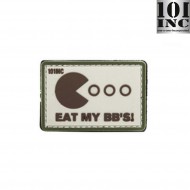 Patch 3d Pvc Eat My Bb's Sand/Green 101 Inc (inc-14065)