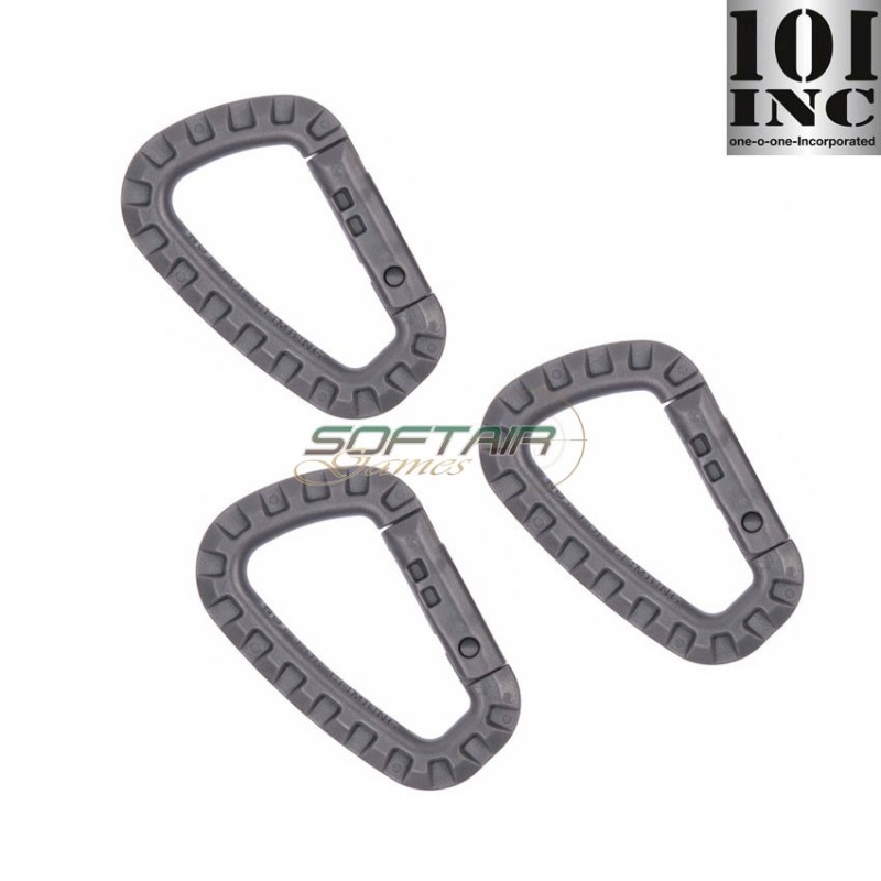 Set 3 Moschettoni Tool Wolf grey 101 Inc (inc-259135-set-wg)