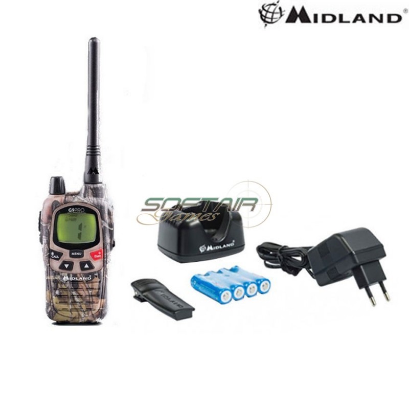Radio G9 Pro Mimetica Bibanda Pmr446/lpd Midland (c1385.01) Radio G9 Pro Mimetica Bibanda Pmr446/lpd Midland (c1385.01)