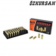 Blank Cartridges 50 Pieces Caliber 8 Ozkursan (oz-ct12) Blank Cartridges 50 Pieces Caliber 8 Ozkursan (oz-ct12)