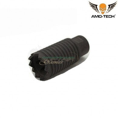 Flash Hider 14mm Ccw Claymore Type Grey Amo-tech® (amt-h008-gr)
