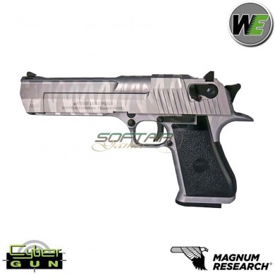 Gas Pistol Desert Eagle Tiger Stripe Silver Xix 50ae Gbb C/marking Magnum Research Inc. Cybergun We (110963)