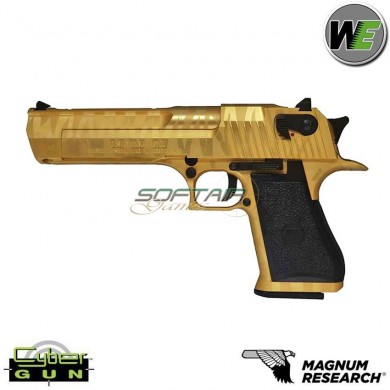 Pistola A Gas Desert Eagle Tiger Stripe Gold Xix 50ae Gbb C/marking Magnum Research Inc. Cybergun We (110964)