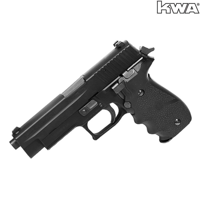 Gas pistol blowback m226-le ns2 black kwa (kwa-110957)