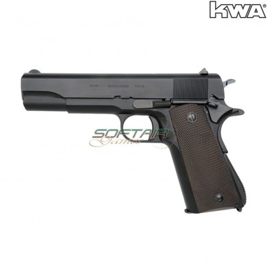 Pistola a gas blowback m1911 a1 ns2 black kwa (kwa-110956)