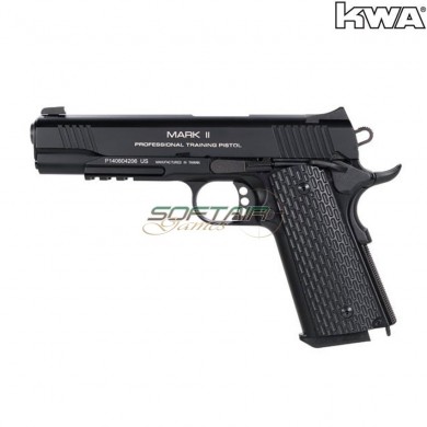 Gas pistol blowback m1911 mkii ptp ns2 black kwa (kwa-110953)