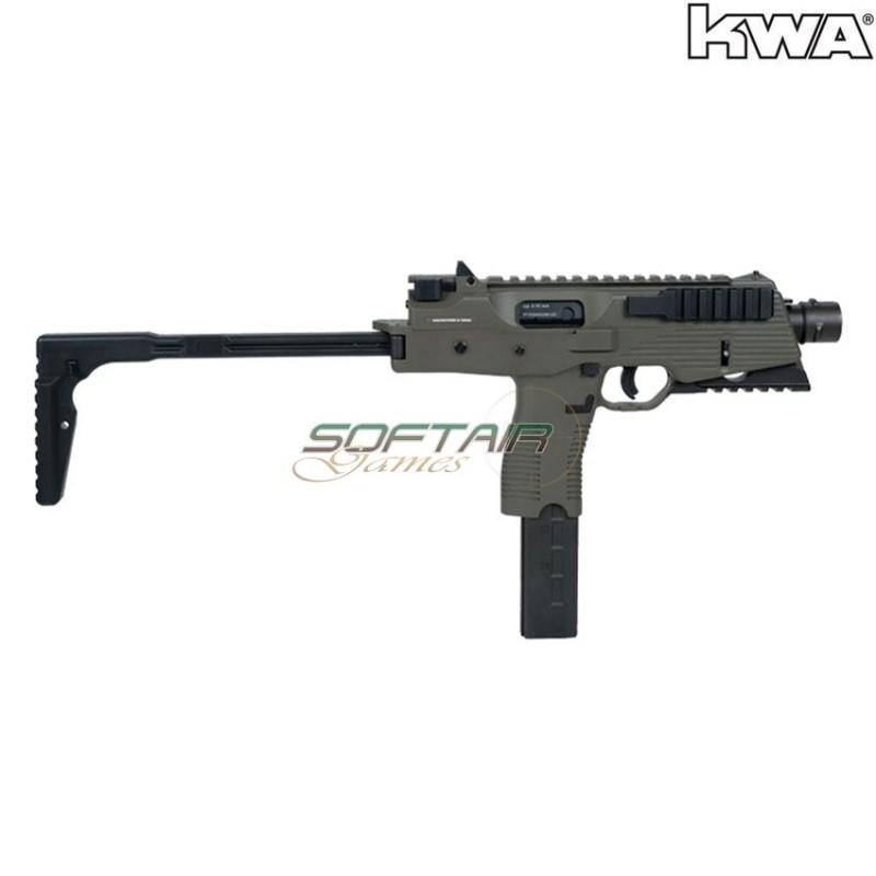 Gas submachine gun blowback kmp9r ns2 ranger grey kwa (kwa-212025) Gas submachine gun blowback kmp9r ns2 ranger grey kwa (kwa-212025)