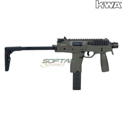 Gas submachine gun blowback kmp9 ns2 ranger grey kwa (kwa-212024)