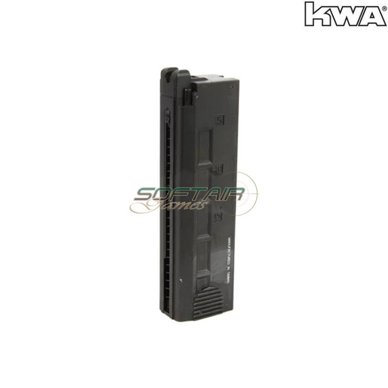 Gas magazine black 20bb for kmp9/kmp9r kwa (kwa-310734)