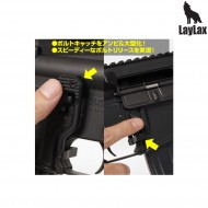 Custom ambi bolt catch for electric rifle m4 aeg/sre laylax (la-154057) Custom ambi bolt catch for electric rifle m4 aeg/sre laylax (la-154057)