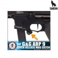 Extended magazine release for g&g arp9 electric rifle laylax (la-165602) Extended magazine release for g&g arp9 electric rifle laylax (la-165602)