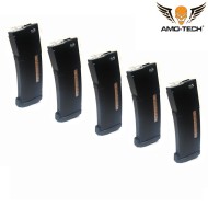 Set 5 mid-caps magazines 150bb epm golf black for m4 series amo-tech® (amt-mc-golf-bk-5) Set 5 mid-caps magazines 150bb epm golf black for m4 series amo-tech® (amt-mc-golf-bk-5)