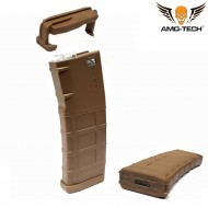 Set 5 caricatori monofilari 150bb hotel c/cover dark earth per serie m4 amo-tech® (amt-mcc-hotel-de-5)