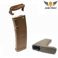 Set 5 hi-caps magazines flash 380bb hotel w/cover dark earth for m4 series amo-tech® (amt-hcfc-hotel-de-5)