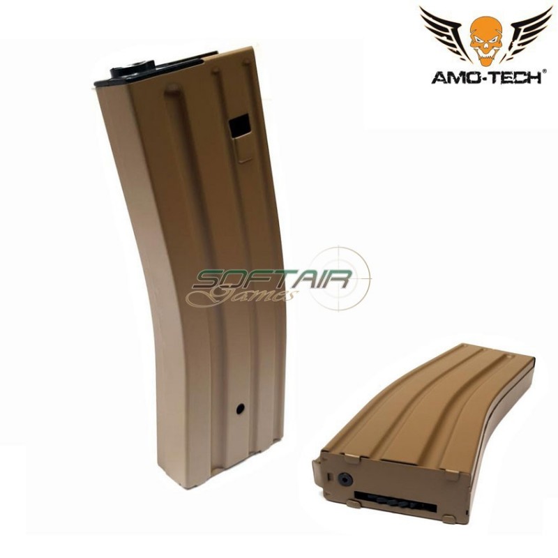 Hi-cap magazine 480bb stanag mike dark earth for m4 sre next gen. series amo-tech® (amt-hc-mike-de)
