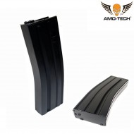 Set 5 caricatori monofilari 90bb stanag mike black per serie m4 sre next gen. amo-tech® (amt-mc-mike-bk-5)