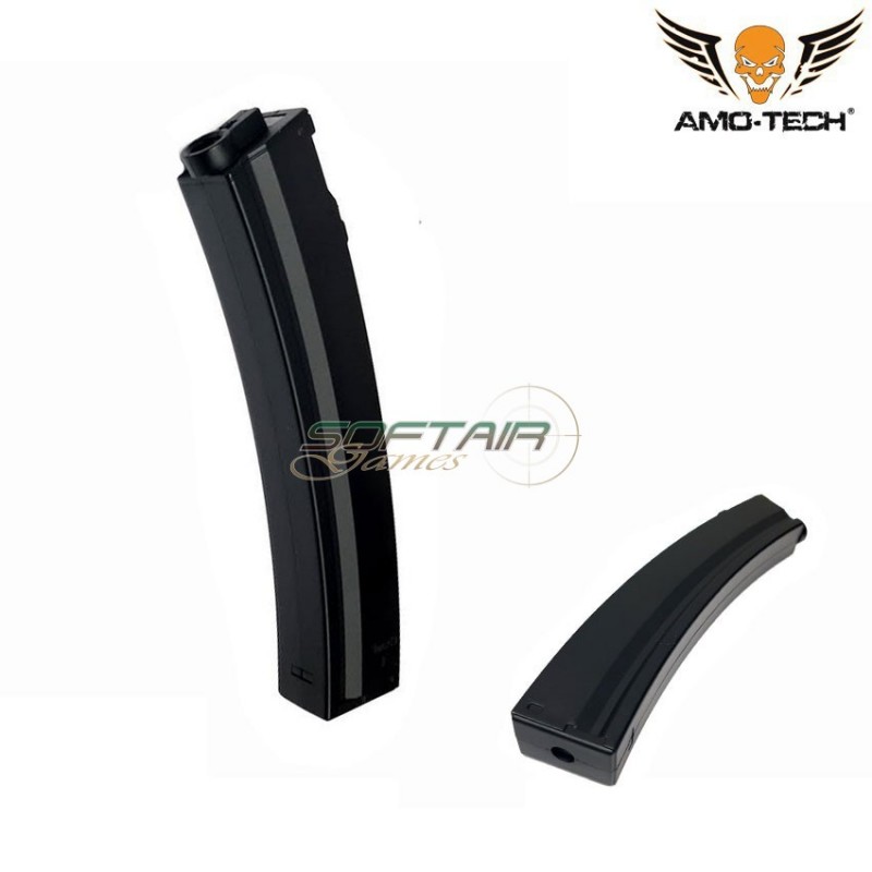 Set 5 caricatori monofilari 100bb november black per serie mp5 amo-tech® (amt-mc-nov-bk-5)