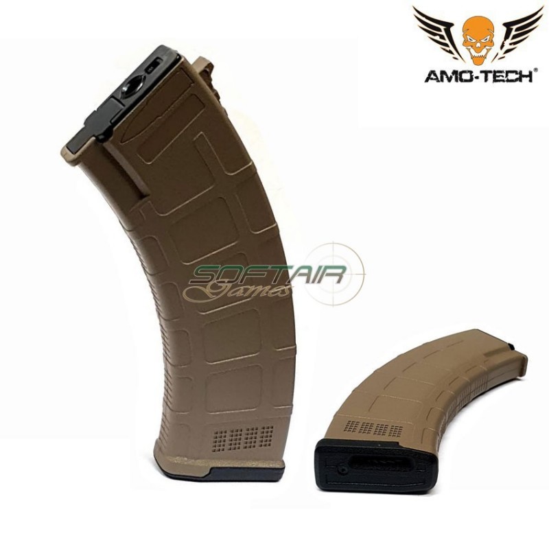 Set 5 caricatori maggiorati 600bb sierra dark earth per serie ak amo-tech® (amt-hc-sierra-de-5) Set 5 caricatori maggiorati 600bb sierra dark earth per serie ak amo-tech® (amt-hc-sierra-de-5)