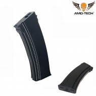 Set 5 caricatori monofilari 150bb uniform black per serie ak74 amo-tech® (amt-mc-uniform-bk-5)