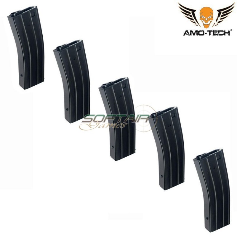 Set 5 hi-caps magazines flash 380bb whiskey black for m4 series amo-tech® (amt-hcf-whiskey-bk-5) Set 5 hi-caps magazines flash 380bb whiskey black for m4 series amo-tech® (amt-hcf-whiskey-bk-5)