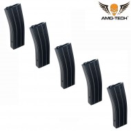 Set 5 hi-caps magazines flash 380bb whiskey black for m4 series amo-tech® (amt-hcf-whiskey-bk-5) Set 5 hi-caps magazines flash 380bb whiskey black for m4 series amo-tech® (amt-hcf-whiskey-bk-5)