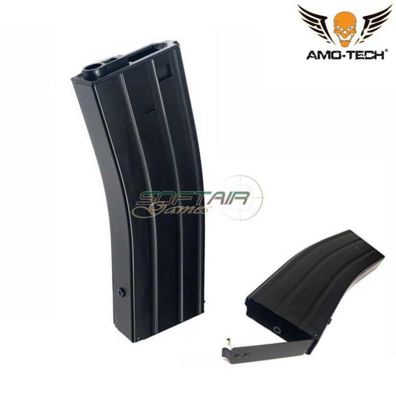 Set 5 hi-caps magazines flash 380bb whiskey black for m4 series amo-tech® (amt-hcf-whiskey-bk-5) Set 5 hi-caps magazines flash 380bb whiskey black for m4 series amo-tech® (amt-hcf-whiskey-bk-5)