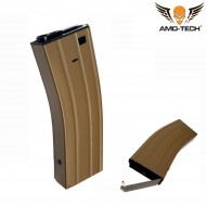 Set 5 hi-caps magazines flash 380bb whiskey dark earth for m4 series amo-tech® (amt-hcf-whiskey-de-5)