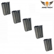 Set 5 hi-caps magazines short 190bb whiskey black for m4 series amo-tech® (amt-hcs-whiskey-bk-5) Set 5 hi-caps magazines short 190bb whiskey black for m4 series amo-tech® (amt-hcs-whiskey-bk-5)