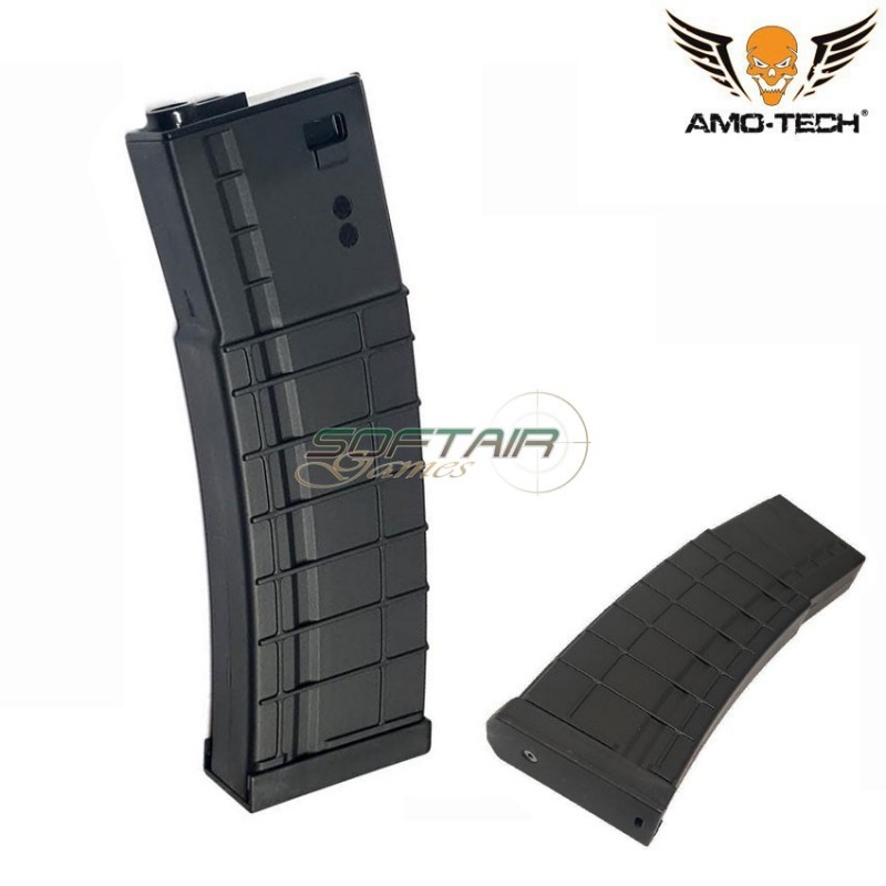 Mid-cap magazine 200bb apples3 black for m4 series amo-tech® (amt-mc-apples3-bk)