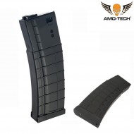 Set 5 mid-caps magazines 140bb apples2 black for m4 series amo-tech® (amt-mc-apples2-bk-5)