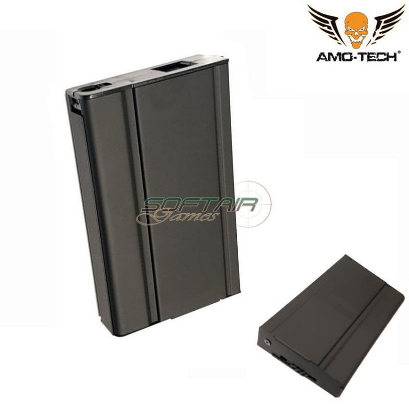 Set 5 hi-caps magazines 320bb butter black for series m14 amo-tech® (amt-hc-butter-bk-5)