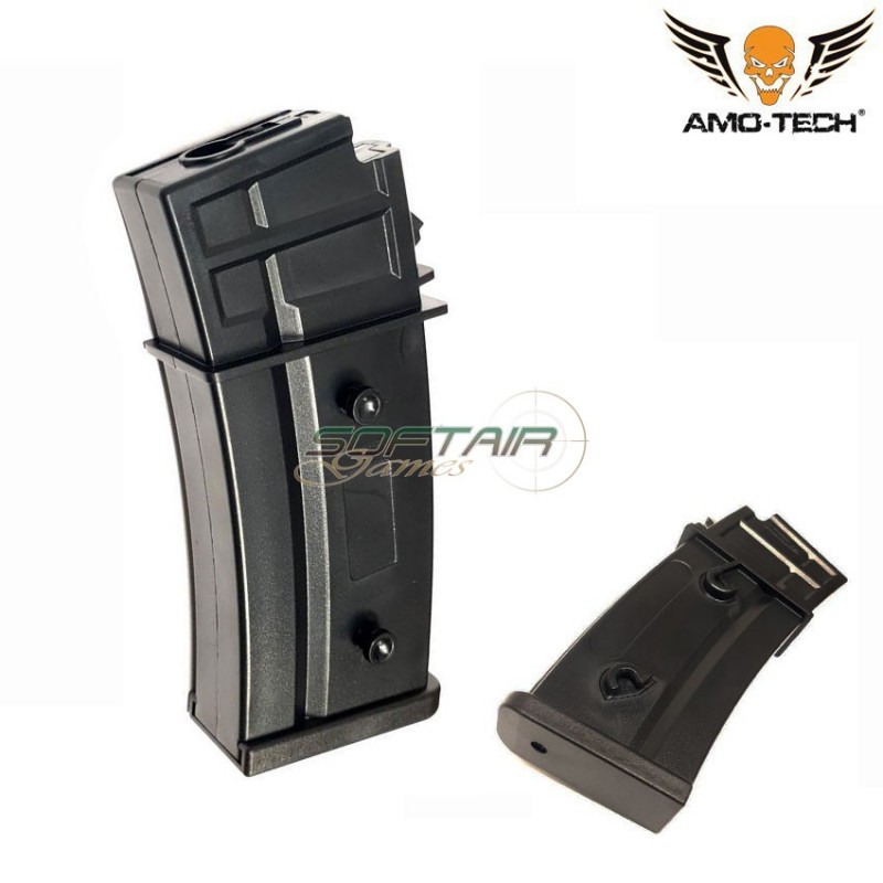 Mid-cap magazine 50bb kilo2 black for g36 series amo-tech® (amt-mc-kilo2-bk)