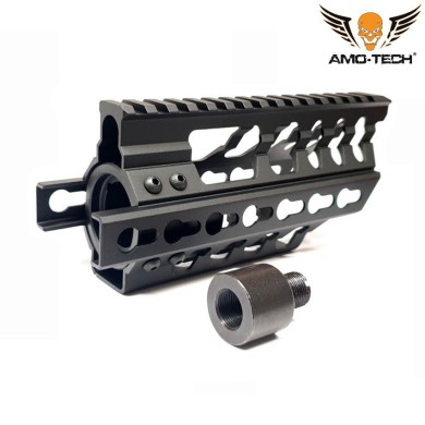 Rail black keymod for p90 amo-tech® (amt-rail-p90-bk)
