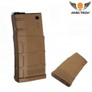 Set 5 mid-caps magazines 150bb charlie dark earth for sr25 series amo-tech® (amt-mc-charlie-de-5)